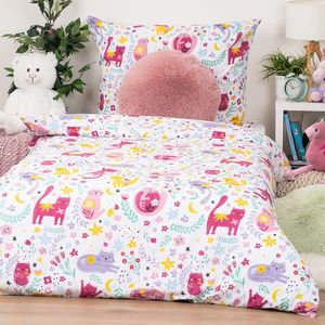 Lenjerie de pat din bumbac pentru copii 4Home Playful Paws, 140 x 200 cm, 70 x 90 cm, 140 x 200 cm, 70 x 90 cm imagine