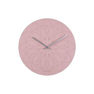 Ceas de perete Karlsson KA5836PI de design , 35 cm, roz imagine
