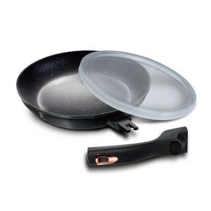 Tigaie cu mâner detașabil și capac Berlinger Haus Black Rose Collection, 24 cm imagine