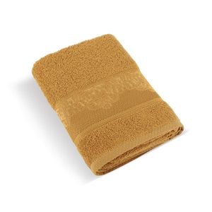 Prosop frotir Bellatex colecția Orchidea muștar, 70 x 140 cm, portocaliu, 70 x 140 cm imagine