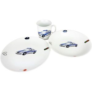 Set de masă pentru copii din 3 piese Thun Poliție imagine