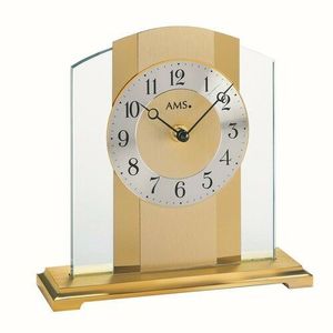 Ceas de masă AMS 1119 , 20 cm, auriu imagine