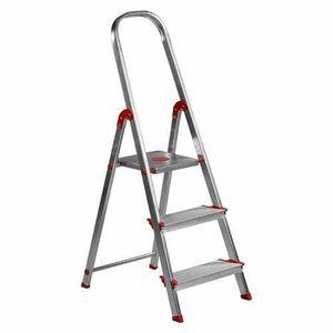 Scară din aluminiu pentru uz profesional Rolser Norma 220, 3 trepte imagine