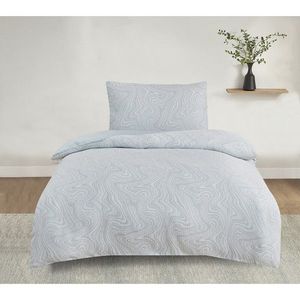 Lenjerie de pat din jacquard Alabama verde, 140 x200 cm, 70 x 90 cm, verde imagine