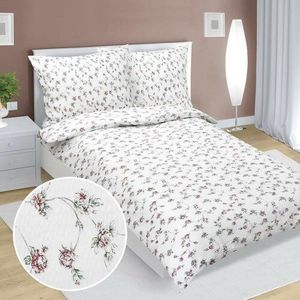 Lenjerie de pat creponată Bellatex Trandafiri , 140 x 200 cm, 70 x 90 cm, 140 x 200 cm, 70 x 90 cm imagine