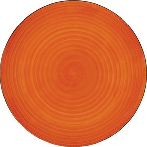 Lamart LT9081 farfurie ceramică mică Happy, diametru 26, 8 cm, portocaliu, portocaliu imagine