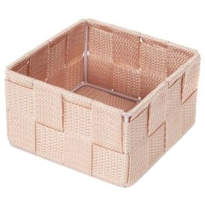 Organizator Compactor Sertar TEX S, 12 x 12 x 7 cm, roz, roz, S imagine