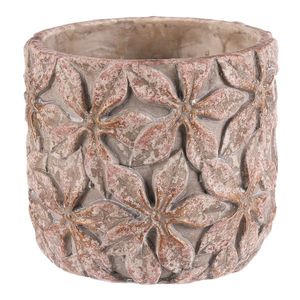 Mască de ghiveci din beton Flower M, 15 x 13 cm, diam. 15 cm imagine