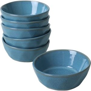 Set de 6 boluri din ceramică Facetta 12 cm, turcoaz, turcoaz imagine