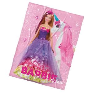 Carbotex Pătură pentru copii Barbie și Unicornul Magic, 130 x 170 cm imagine