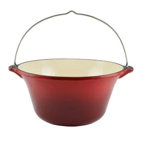 Ceaun Fontă Emailat 10.8 L – Ideal pentru Gătit Tradițional imagine