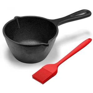 Tigaie Fontă pentru Marinare și Sosuri cu Pensulă Silicon, 0, 5 L imagine