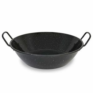 Tigaie din Oțel Emailat pentru Gătit, 30 cm – Ideală pentru Preparatele Tradiționale și Paella imagine