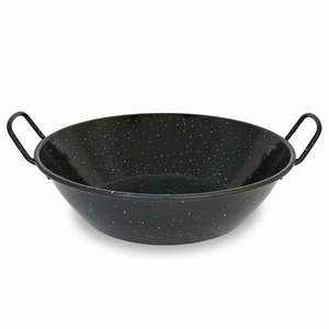 Tigaie din Oțel Emailat pentru Gătit, 40 cm – Ideală pentru Preparatele Tradiționale și Paella imagine