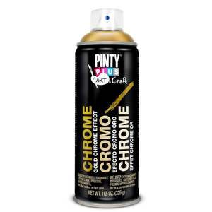 Spray Vopsea efect crom, argintiu, diferite suprafete, C150, 400 ml, Pintyplus imagine