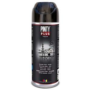 Pintyplus TECH spray vopsea pentru fier forjat, Negru FJ104 imagine