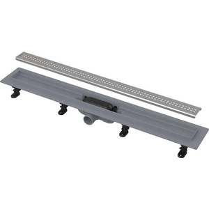 Rigola pentru duş APZ9 SIMPLE, cu margine pentru grătar perforat, alca (Tip: Rigola pentru duş APZ9 SIMPLE, cu margine pentru grătar perforat, alca (Lungime Rigola: 650MM)) imagine