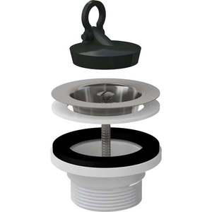 Ventil chiuveta A33 cu sita din otel inoxidabil DN70 imagine