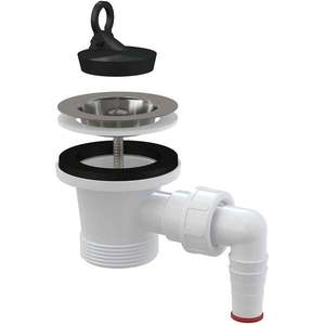 Ventil chiuveta cu sita DN70 legatura la masina de spalat imagine