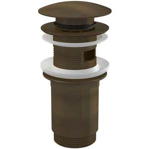 Ventil lavoar bronz antichizat CLICK CLACK 5/4" cu preaplin imagine