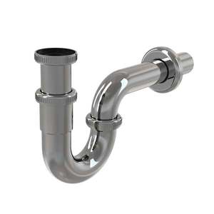 Sifon lavoar metalic "U" DN32 cu piulita 5/4" imagine