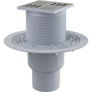 Sifon pardoseală baie, dus APV201, ieşire verticală 105×105/50/75 mm imagine