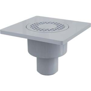 Sifon pentru pardoseala 150×150/50 mm, ieşire verticală, grătar plastic imagine