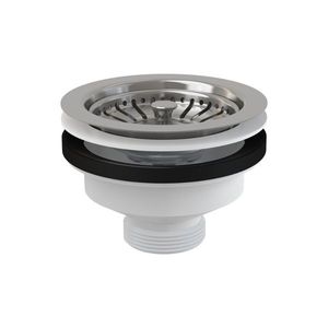 Ventil chiuvetă 6/4" cu sită din oţel inoxidabil DN115, A37 imagine