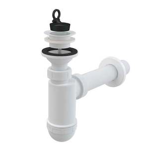 Sifon lavoar DN32 cu sită din plastic DN63, A420 imagine