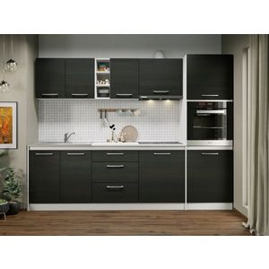 Set Mobila Bucatarie Mina 260 Alb/Ferrara C174 imagine