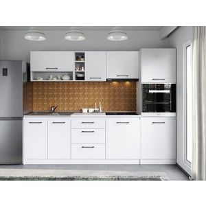 Set Mobila Bucatarie Mina Pure 260 Alb C171 imagine