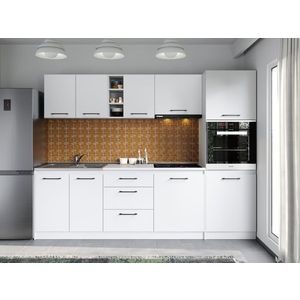 Set Mobila Bucatarie Mina Pure 260 Alb C170 imagine