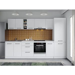 Set Mobila Bucatarie Mina Pure 300 Alb C181 imagine