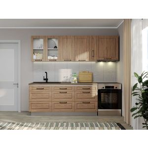 Set Mobila Bucatarie Cucina - Config. CC2 Natur imagine