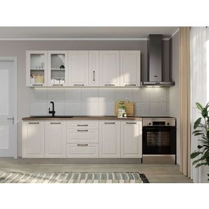Set Mobila Bucatarie Cucina - Config. CC1 Alb Structo imagine