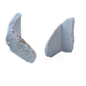 Marmura Poligonala Rock Face White (Coltar) imagine