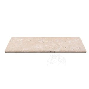 Bordura Travertin Clasic Antichizat Cross Cut, 3 x 15 x 61 cm imagine