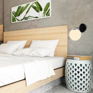 Aplica de perete, My Legend - 145-A, Sheen, 15 x 24 x 24 cm, 1 x E27, 40W, negru imagine