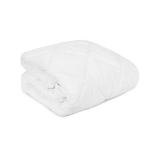 Pilota dubla King (FR), 240 x 220 cm, L'essentiel Maison, White, Alb imagine