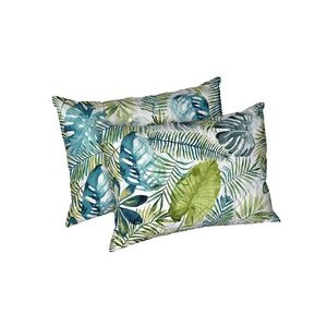 Set 2 perne Jungle, microfibra matlasata Alcam, 50X70 cm imagine