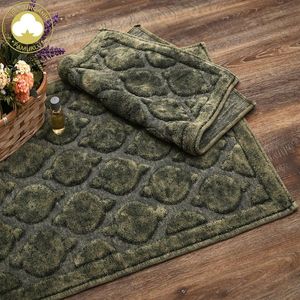 Set covorase de baie, L'essentiel Maison, Rüya, Verde imagine