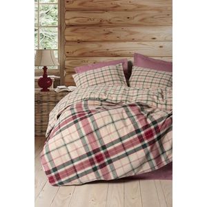 Lenjerie de pat pentru o persoana, L'essentiel Maison, Jamil, Rosu claret imagine