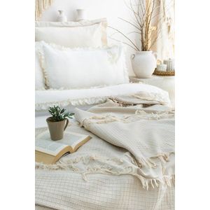 Set cuvertura de pat dubla 3 piese, L'essentiel Maison, Brinna, Piatra imagine