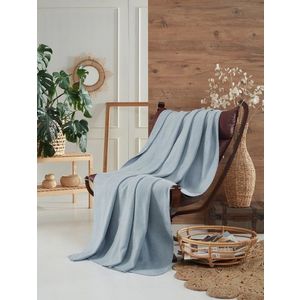 Patura, L'essentiel Maison, Brighton Cotton, Albastru deschis imagine