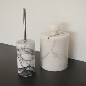 Set de baie, L'essentiel Maison, MAR07130302D, Alb imagine