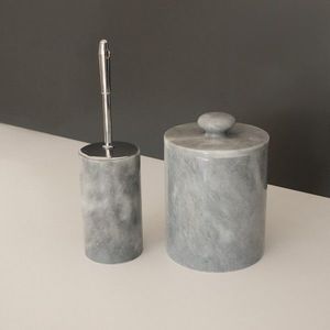 Set de baie, L'essentiel Maison, MAR07140206D, Gri imagine