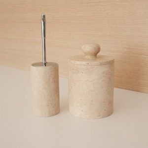 Set de baie, L'essentiel Maison, MAR07150104D, Bej imagine