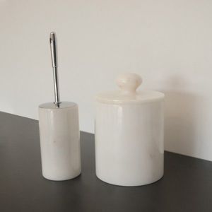 Set de baie, L'essentiel Maison, MAR07160602D, Alb imagine