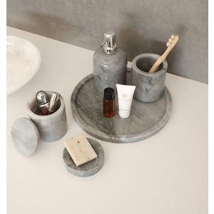 Set de baie, L'essentiel Maison, MAR07060206D, Gri imagine