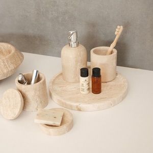 Set de baie, L'essentiel Maison, MAR07070104D, Bej imagine